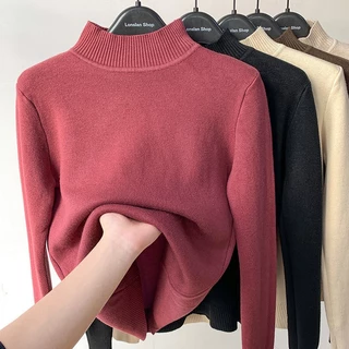 เสื้อไหมพรมบุขนกันหนาว (คอปืน+คอเต่า) 2023 แท้ 100%