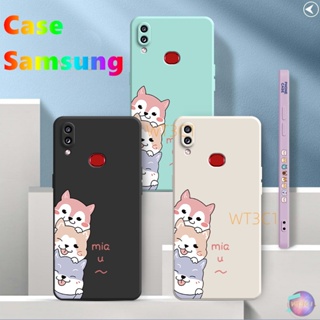 เคส Samsung A10S A10 M10 A11 A12 M12 F12 A13 A14 โทรศัพท์มือถือ แบบนิ่ม ลายสัตว์เลี้ยงน่ารัก สําหรับ(3GG)