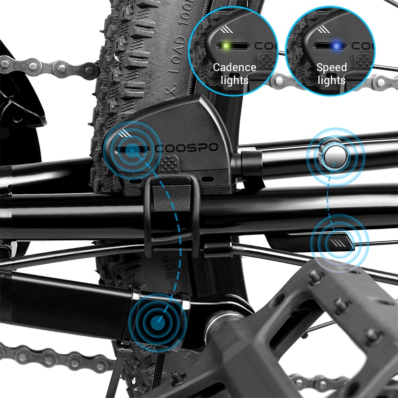 Coospo BK805 เซนเซอร์วัดความเร็วจักรยาน และจังหวะ รูปที่ 4