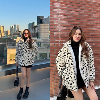 MALIMAYS - TIGER fluffy jacket 🐯 แจ็คเก็ตลายเสือ