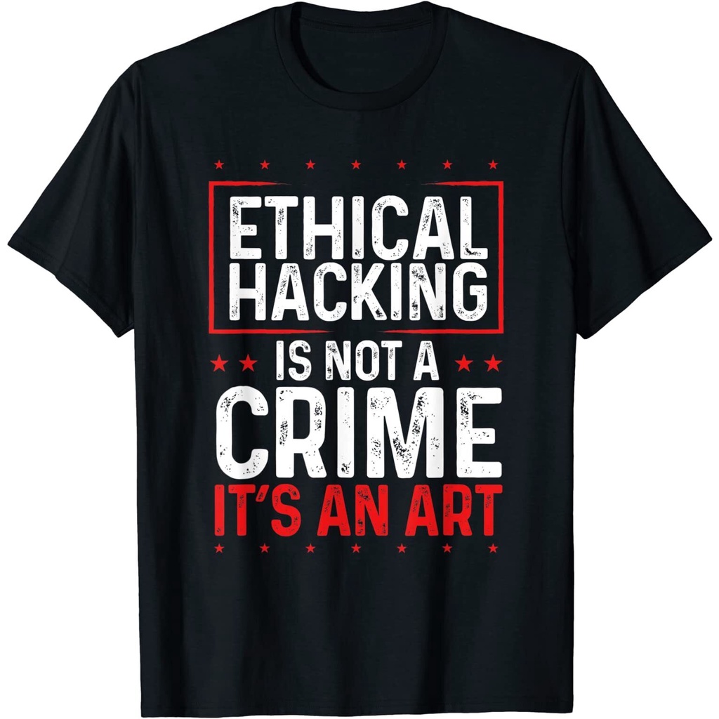 เสื้อยืดแฟชั่น New Limited Art Cyber Security Online Security เสื้อยืด Great Idea