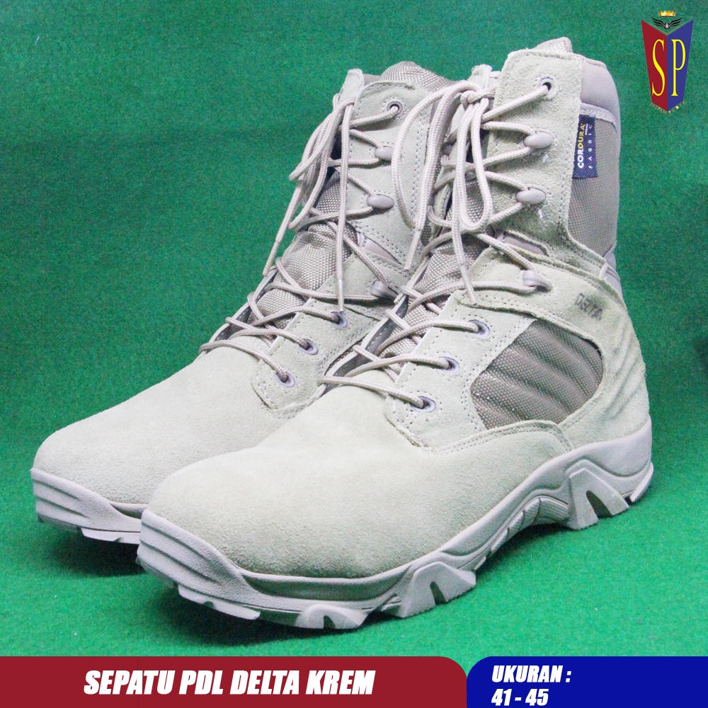 Tactical Cordura Delta Boots 8 Cream - รองเท้า PDL Tactical