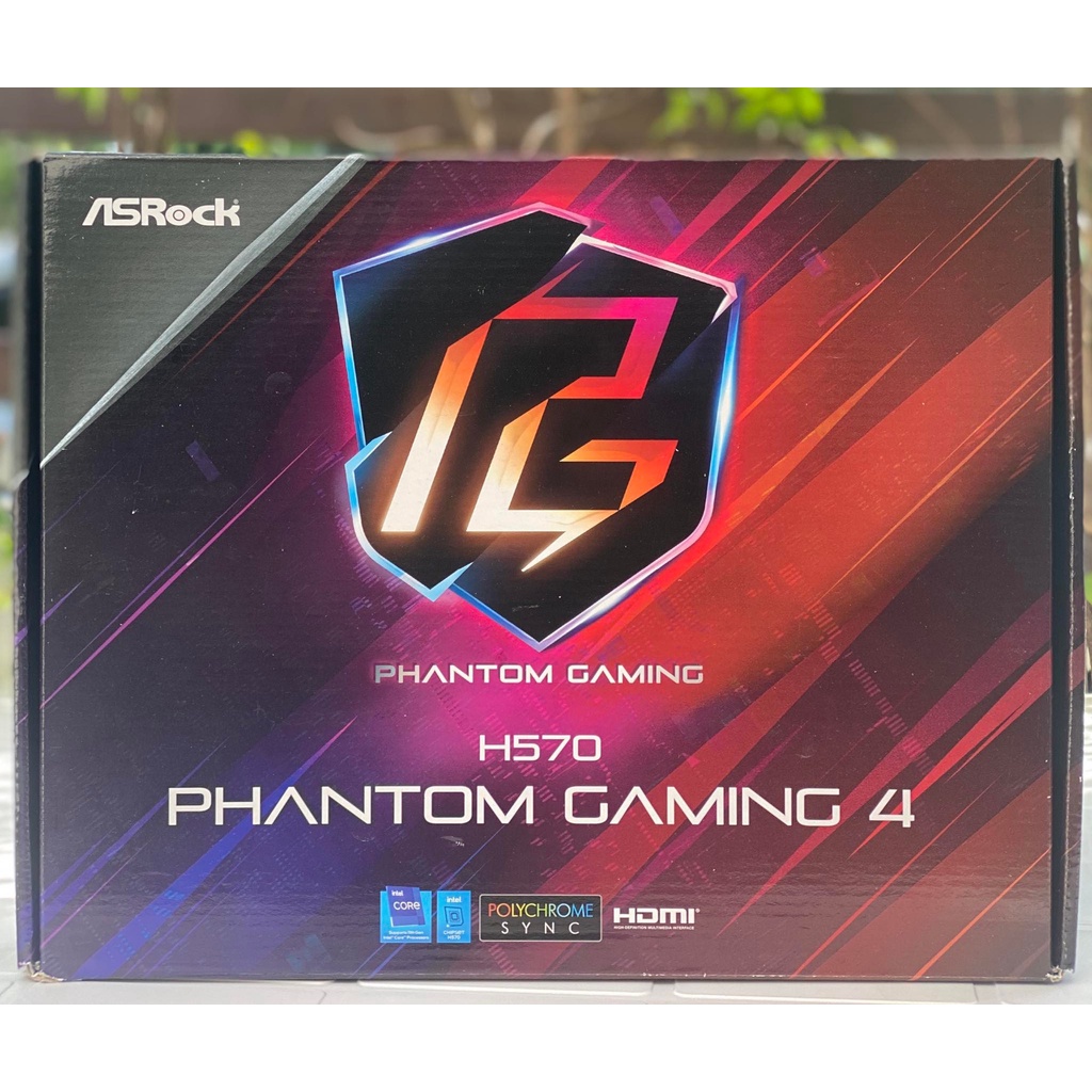 MAINBOARD (เมนบอร์ด) 1200 ASROCK H570 PHANTOM GAMING 4 มือสอง