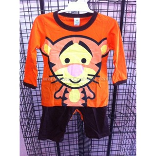 STPB-545 ชุดเซ็ทเด็กผู้ชายแขนสั้นขาสั้น ลายTigger Size-90 (1-2Y)