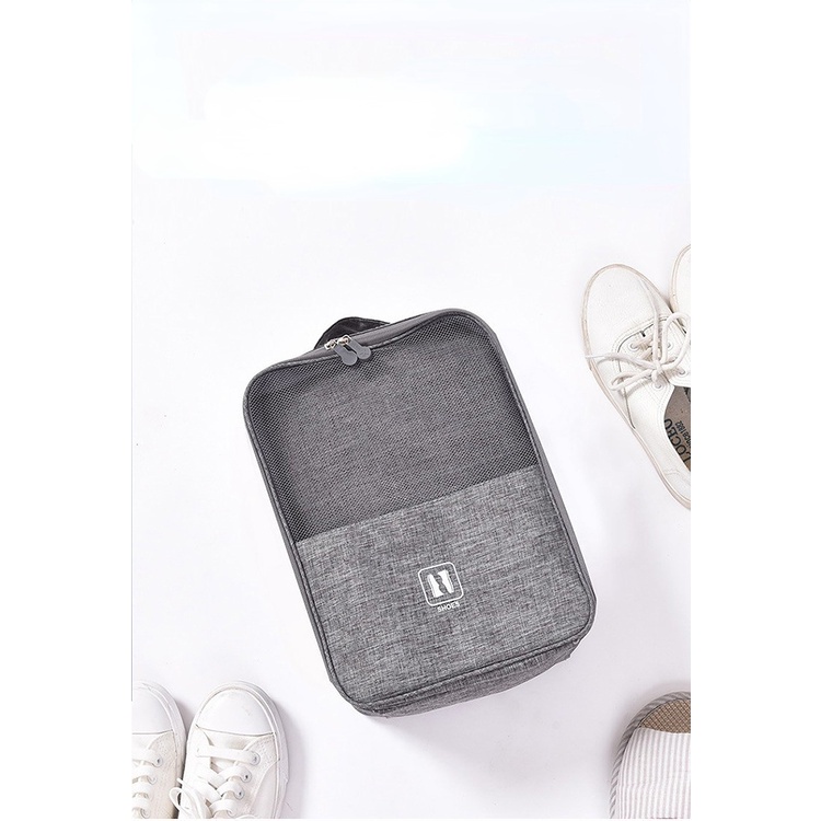 กระเป๋าใส่รองเท้า กันน้ำ กันฝุ่น มีหลายช่อง พกพาสะดวก จัดวางได้ง่าย ราคา ถูกที่สุด ดีลบีเคเค แกลเลอรีภาพที่ 8