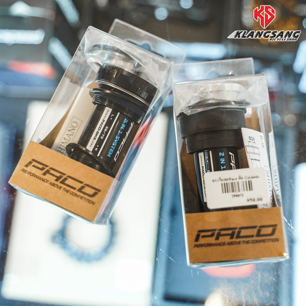 กระโหลก PACO Ceramic BB86/92 และ BSA68/73 รองรับขาจาน Shimano 24mm และ Sram GXP 24/22mm – โปรปัง