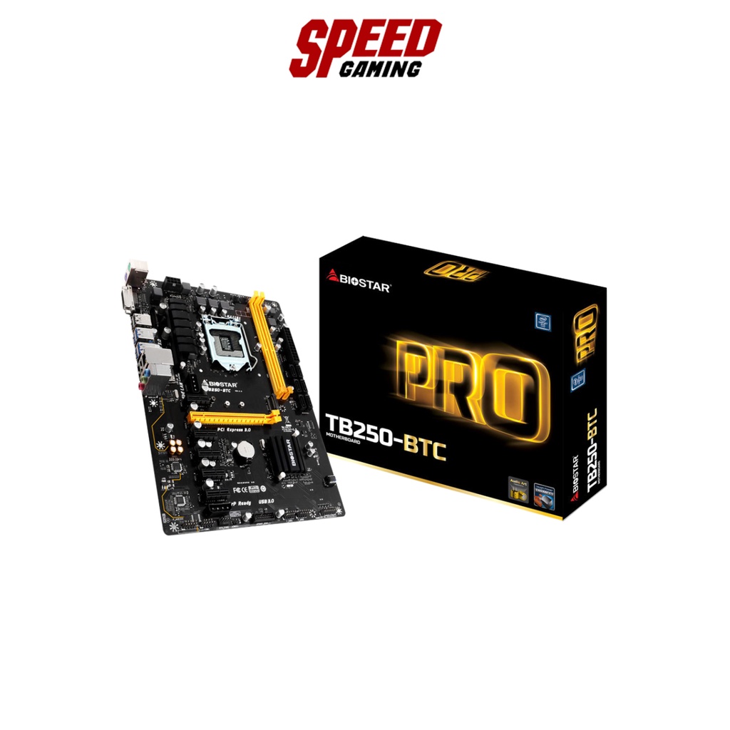 BIOSTAR MAINBOARD TB250 BTC PRO INTEL B250,SOCKET 1151 By Speed Gaming