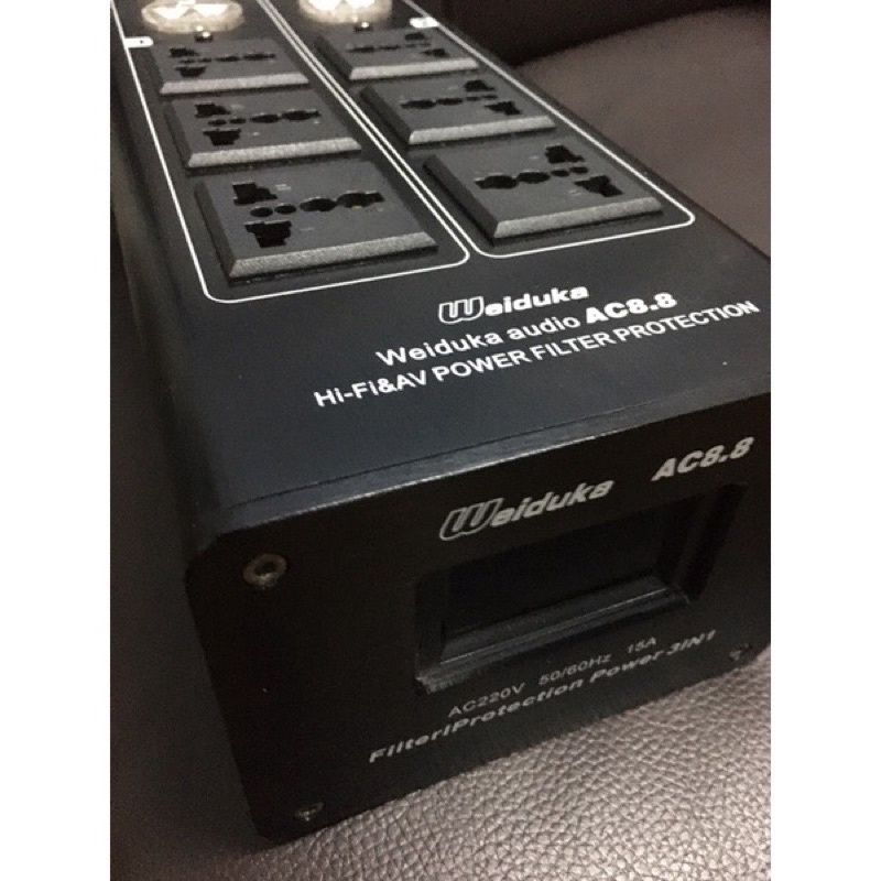 weiduka audio ac8.8 กรองไฟ hi-fi & av power filter protection มือสอง