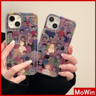 Mowin - เข้ากันได้สำหรับ เคสไอโฟน เคสไอโฟน11 สำหรับ iPhone 14 Pro Max เคส iPhone เคสใส TPU เคสนิ่มถุงลมเสริมกันกระแทกเรืองแสงคู่เข้ากันได้กับ iPhone 13 Pro Max iPhone 12 Pro Max 11 7Plus 8Plus 6Plus XR