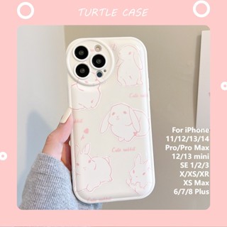 [พร้อมส่ง] เคสโทรศัพท์มือถือ ลายการ์ตูนสร้างสรรค์ สําหรับ Apple iPhone 14 13 12 11 promax XS XR xsmax se2020 6 7 8plus Mini