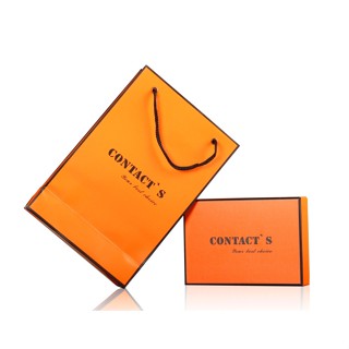 กล่องเก็บกระเป๋า  CONTACTS  ทรง 4 เหลี่ยม