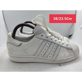 Adidas Size 38 ยาว 23.5 รองเท้ามือสอง ผ้าใบ แฟชั่น ทำงาน ลำลอง เดิน  เที่ยว วิ่ง ออกกำลังกาย เกรด A+(P2)