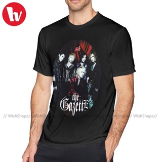 Lyzh เสื้อยืดแขนสั้น พิมพ์ลาย The Gazette The Gazette สไตล์คลาสสิก โอเวอร์ไซซ์ สําหรับผู้ชาย