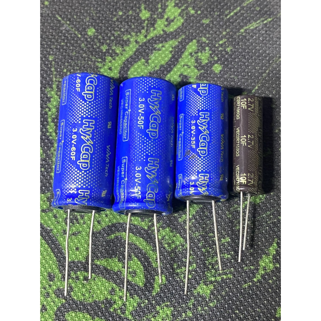 Super capacitor 60F 50F 40F 35F 25F 10F 2.5V 3V 11mAh ผลิตภัณฑ์คุณภาพสูง (10 ชิ้น)