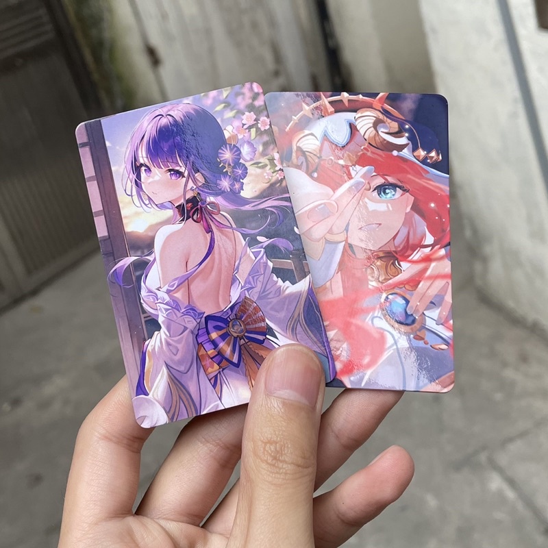 การ์ด PVC พิมพ์แบบกําหนดเองพร้อมมุมโค้งมน - เกมอนิเมะมังงะ KPOP KSTAR - พิมพ์จาก 1 ชิ้น