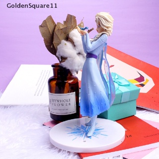 Goldensquare ตุ๊กตาฟิกเกอร์ PVC รูปการ์ตูนเจ้าหญิงเอลซ่า Frozen Snow Queen Fire Dragon ขนาด 21 ซม. ของเล่นคริสต์มาส ของขวัญวันเกิด สําหรับเด็ก