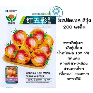 เมล็ดมะเขือเทศเชอรี่กลม มะเขือเทศจิ๋ว 200เมล็ด/300เมล็ด CherryTomato/Pearl Tomato