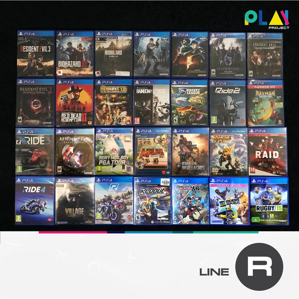 เกม PS4 มือสอง กว่า 100 เกม (รายชื่อตัวอักษร R ) [มือสอง] [มือ2] [เกม Playstation]