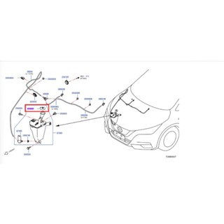 ฝาปิดถังน้ำฉีดกระจก NISSAN ALMERA N18, SYLPHY B17 แท้ NISSAN