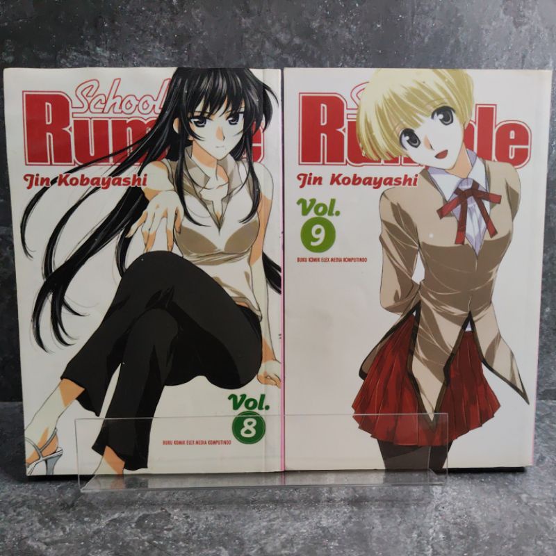 Rumble School Books / Comics 8 และ 9 ฉบับ Jin Kobayashi, PT Elex Media Komputindo