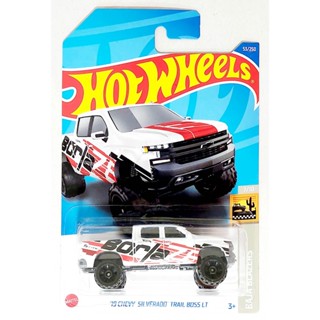 66HW โมเดลรถฮอตวิล รถโตโยต้าแวน ขนาดเล็ก Diecast Car Model Hot wheels 🔆 19 Chevy Silverado Trail Boss LT -wh- พร้อมส่ง