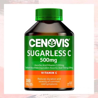 Cenovis Sugarless C 500 ซีโนวิส วิตามินซีแบบเคี้ยว 500mg ขนาด 300เม็ด ช่วยเสริมสร้างภูมิคุ้มกัน Exp.07/24