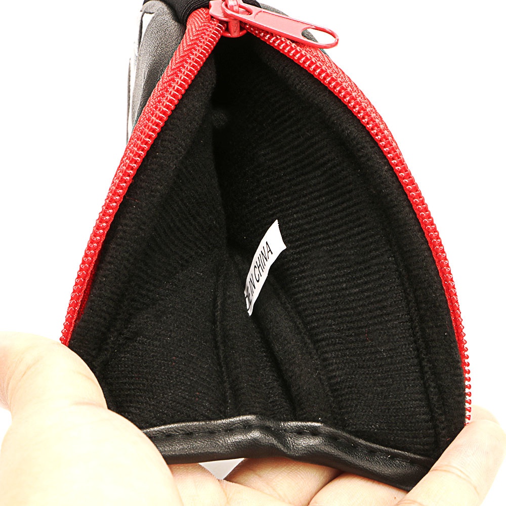 ปลอกหุ้มหัวไม้กอล์ฟ Cover Iron set ลายหนังดำซิปแดง (CVI021) 1 ชุด มี 10 ชิ้น 4/5/6/7/8/9/P/A/S/X - รูปที่ 4