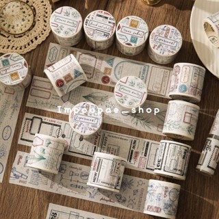 🌳พรีออเดอร์🌳💬 Inspiration Fragments Series Masking Tape