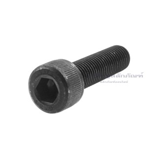 น็อตหัวจม M8x1.0 เกลียวหุนละเอียด หัวจมดำ L #6 ขัน สกรูหัวจมเกลียวละเอียด Socket Screw Metric Fine Pitch