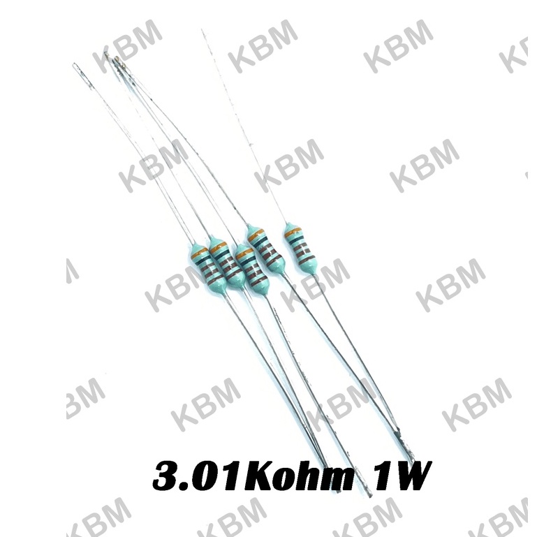 Resistor ตัวต้านทาน 3.3K ohm 0.125W 0.25W 0.5W 1W 5W 7W 10W SMD 3.01Kohm 1W