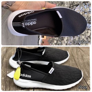 🇺🇸 Adidas Women Neo Slip On และ Neo Gen3 ลายดำฉลุ แท้จาก 🇺🇸