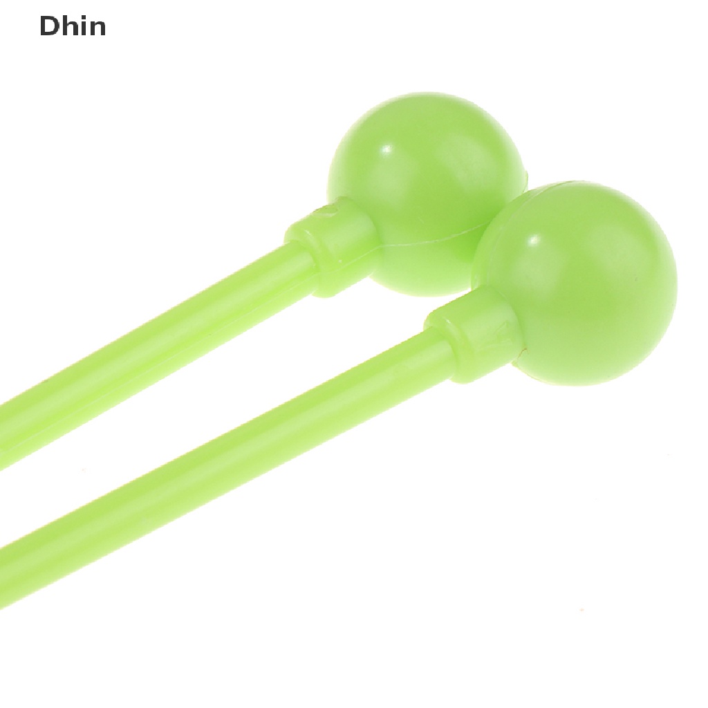 [Dhin] ไม้ตีกลองพลาสติก ของเล่นสําหรับเด็ก 2 ชิ้น