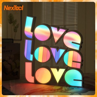 Nextool โคมไฟ Led รูปตัวอักษรภาษาอังกฤษ Love สร้างสรรค์ สําหรับตกแต่ง