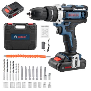 BOSCH สว่านแบต สว่านไร้สาย 149V สว่านไขควงกระแทกไร้สาย 3ระบบ เจาะกระแทกได้ Cordless Impact Drill สว่านกระแทก ไร้สาย สว่า