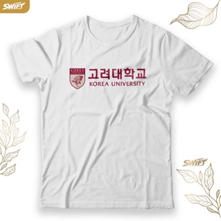 เสื้อยืด พิมพ์ลาย DISTRO สไตล์เกาหลี สําหรับผู้หญิง