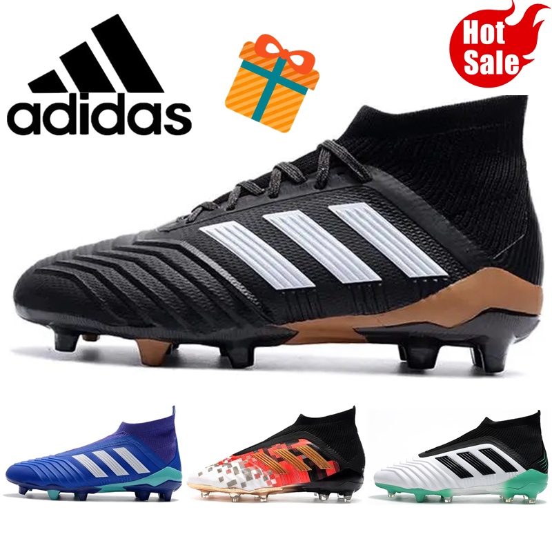 Adidas Predator 18+x Pogba FG 39-44 รองเท้าบูท รองเท้าฟุตบอล สําหรับฝึกซ้อม Kasut Bola Sepak