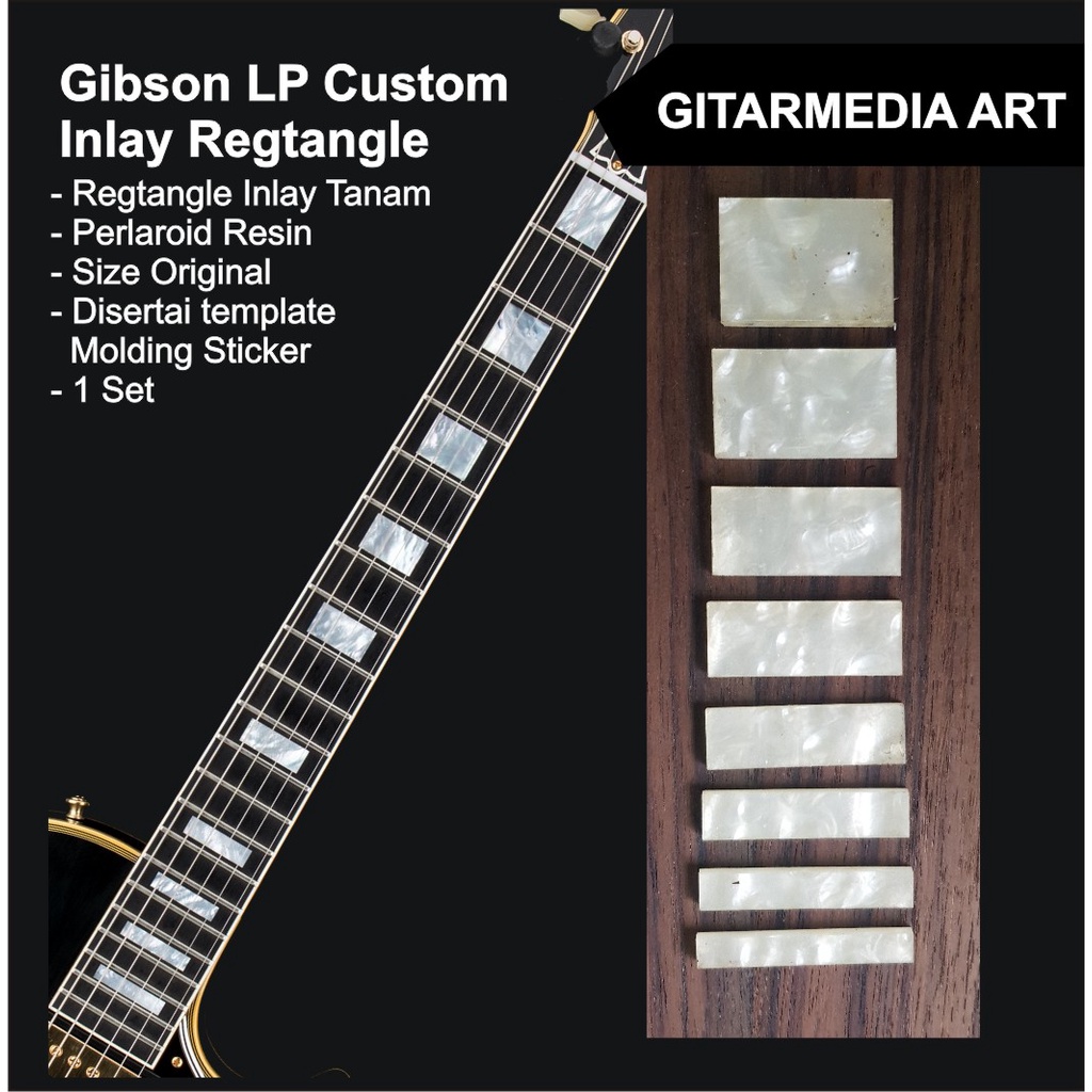 Gibson lespaul ที่กําหนดเอง - gibson กีตาร์ fretboard shell inlay