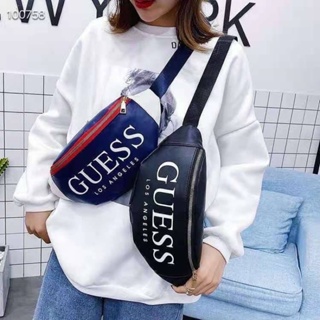 กระเป๋าคาดอก GUESS - มีทั้งหมด 4 สี - งานหนัง PU - ด้านในมีช่องซิปเล็ก - ขนาด 35×15×5 cm