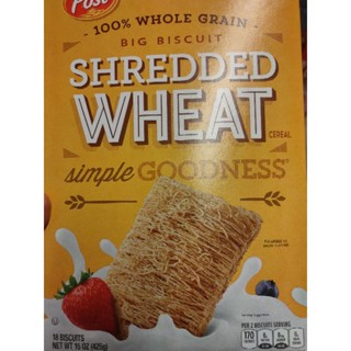 SHREDDED WHEAT 🌾100% Whole Grain 🌾🍁464g P