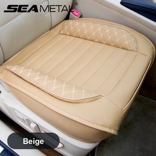 SEAMETAL หนัง PU ผ้าคลุมเบาะนั่งรถยนต์ โฟร์ซีซั่นส์ เบาะรองนั่งรถยนต์ เบาะรองนั่งเก้าอี้ ทุกฤดูกาล หุ้มเบาะรถยนต์