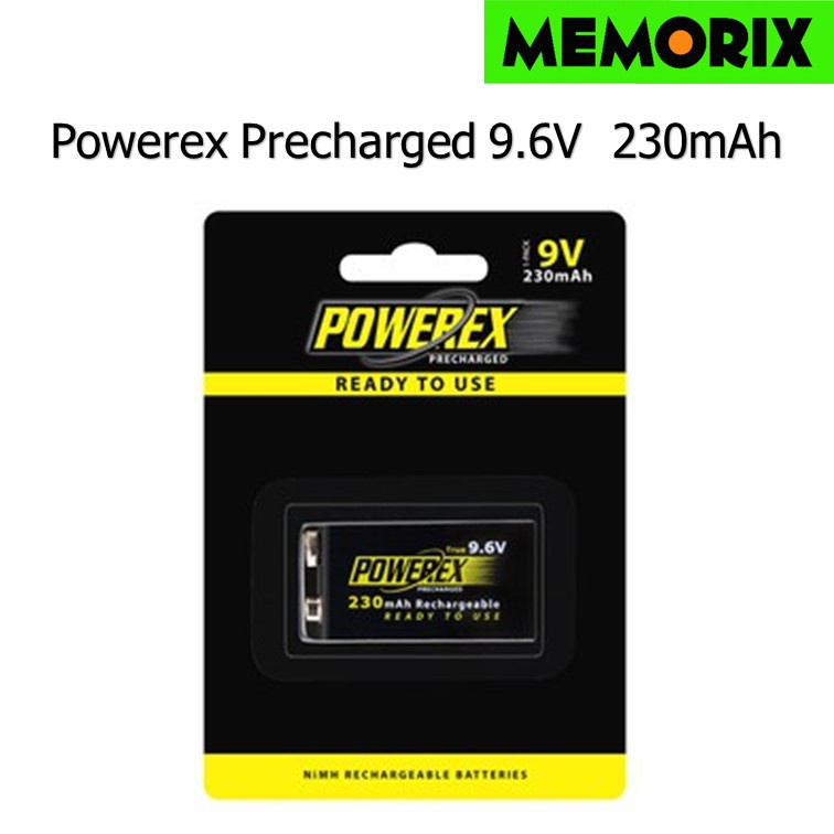 Powerex Precharged 9.6V 230mAh ถ่านชาร์จ