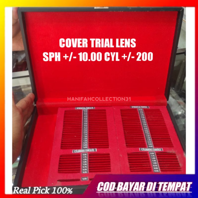 ชุดเครื่องมือตรวจสอบสายตา กรอบทดลอง Jaeger Snellen Chart (เฉพาะฝาครอบ)