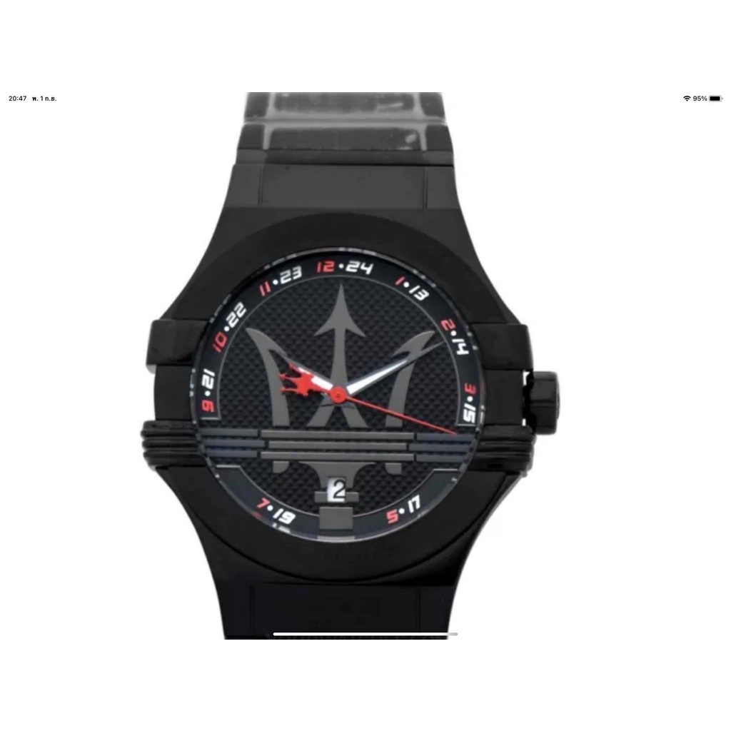 นาฬิกา MASERATI MEN'S R8853108003 POTENZA QUARTZ พร้อมกล่อง (ใหม่)