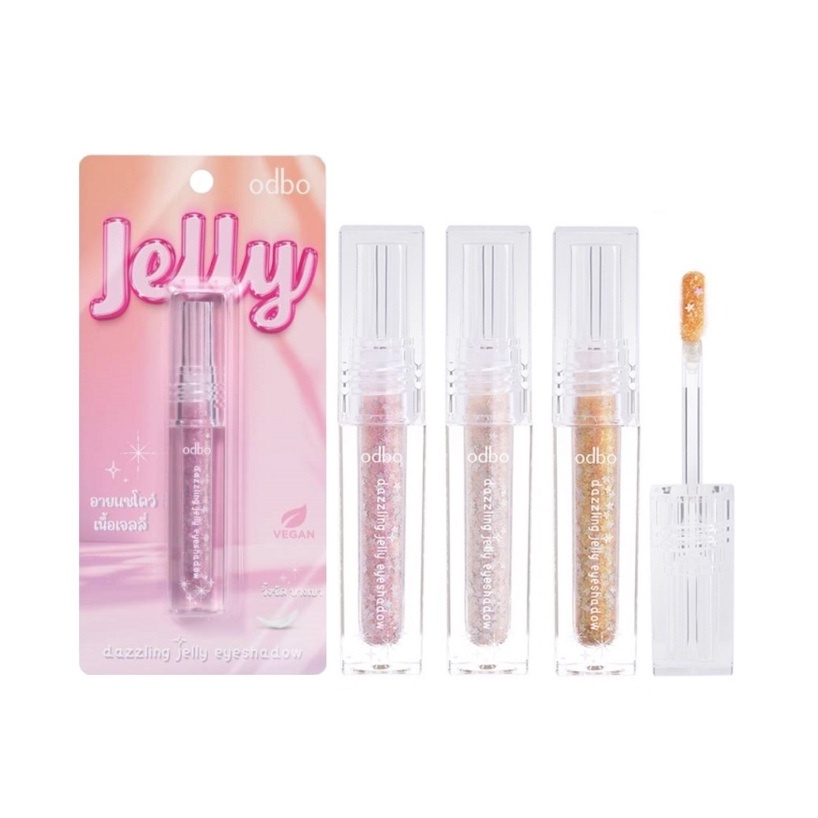 (OD2013) อายแชโดว์ เนื้อเจลลี่ โอดีบีโอ ODBO JELLY EYESHADOW