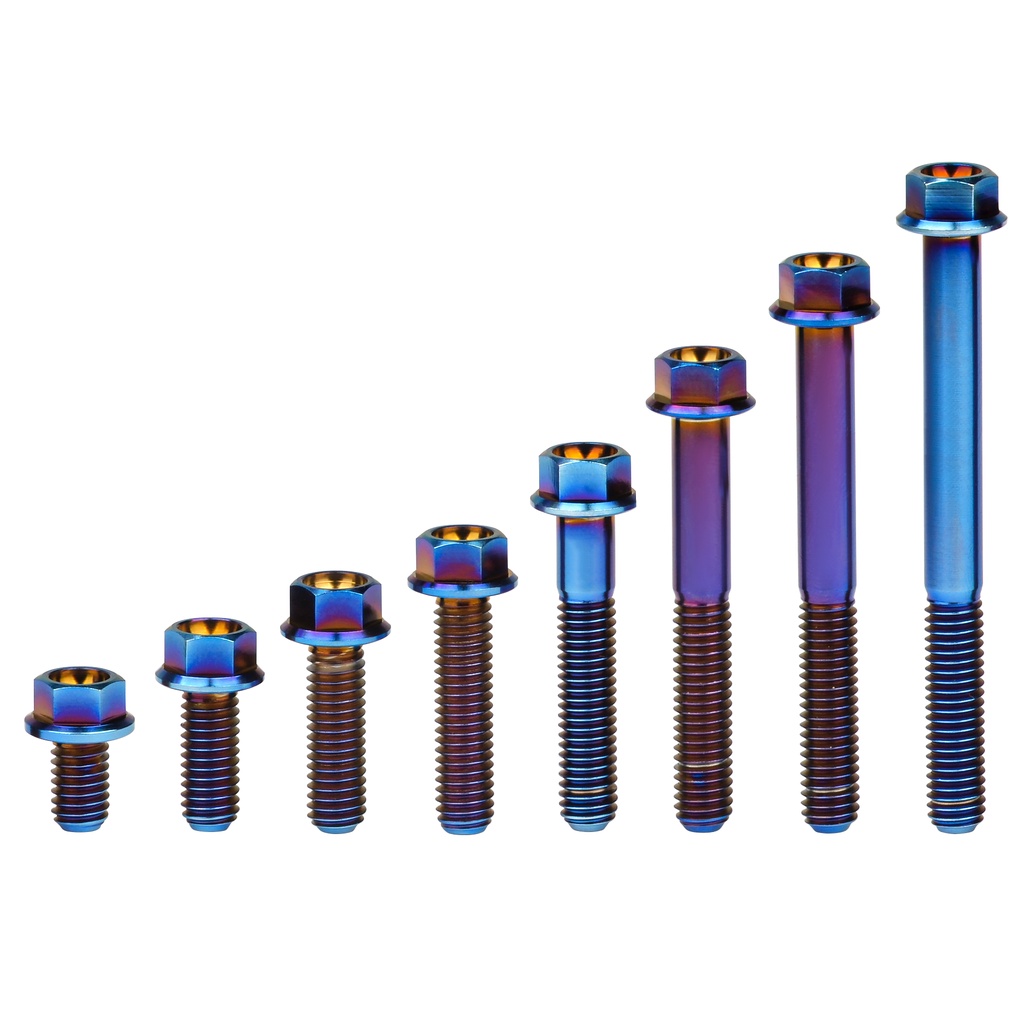 Wanyifa สกรูไทเทเนียม หัวหกเหลี่ยม M6x10 15 20 25 30 35 40 45 50 55 60 65 70 75 80 90 มม. สําหรับรถจักรยานยนต์ - รูปที่ 4
