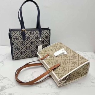 Coach T Monogram Small Jacquard Tote