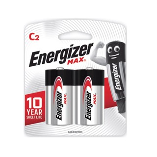 ถ่านอัลคาไลน์ E93-BP2 C (แพ็ค 2 ก้อน) Energizer Max