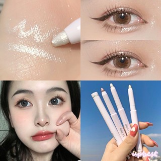 ♕Gella S 8สี Pearlescent Lying Silkworm อายแชโดว์ปากกา Blooming Shiny Gliiter High-Gloss Long-Lasting Waterproof Sweatproof อายแชโดว์ Stick Eye Cosmetic Upbest