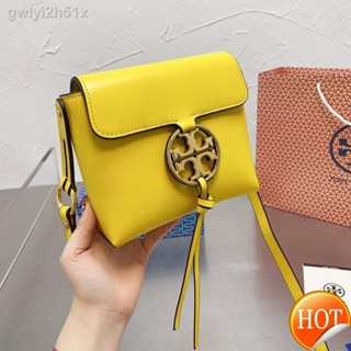 □【Free Shipping】Cowhide(Original factory gift box packaging) Tory Burchˉ ladies bag high-quality cowhide shoulder bag cl