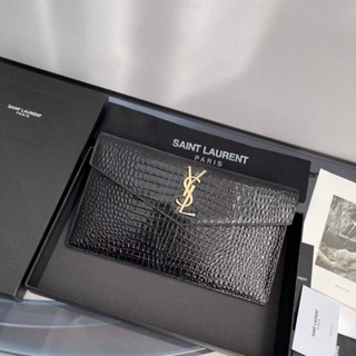 กระเป๋า YSL CLUTCH BAG พร้อมส่ง เนื้องานสวยหนังแท้ หนังสวยอะไหล่สวยมาก